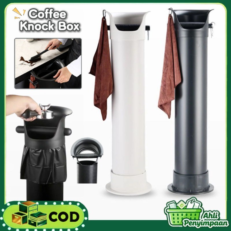 Standing Coffee Knock Box Waste Container / Tempat Sampah Ampas Kopi Berkapasitas Besar / Standing C