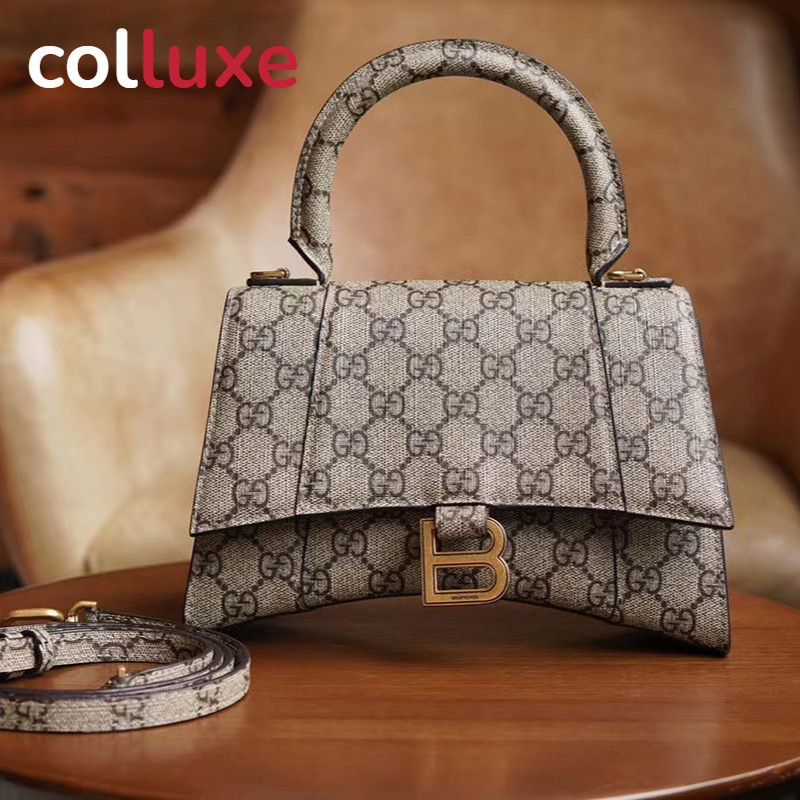 Tas Tangan Balenciaga × Gucci The Hacker Project S Ukuran Kecil 22 5cm Gucci 681697