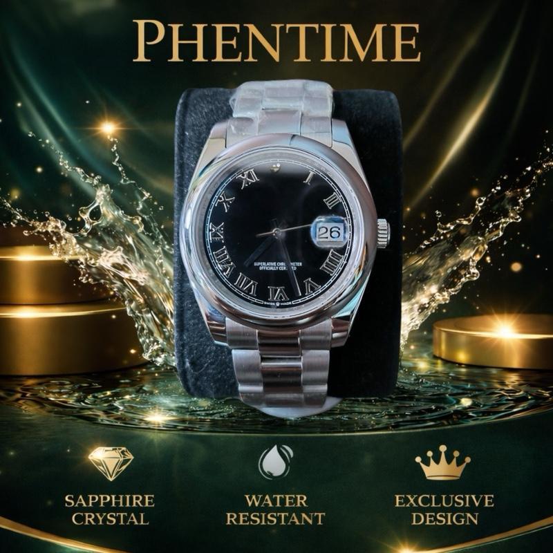 Jam Tangan Pria Automatic Classic Datejust Stainless Steel Premium