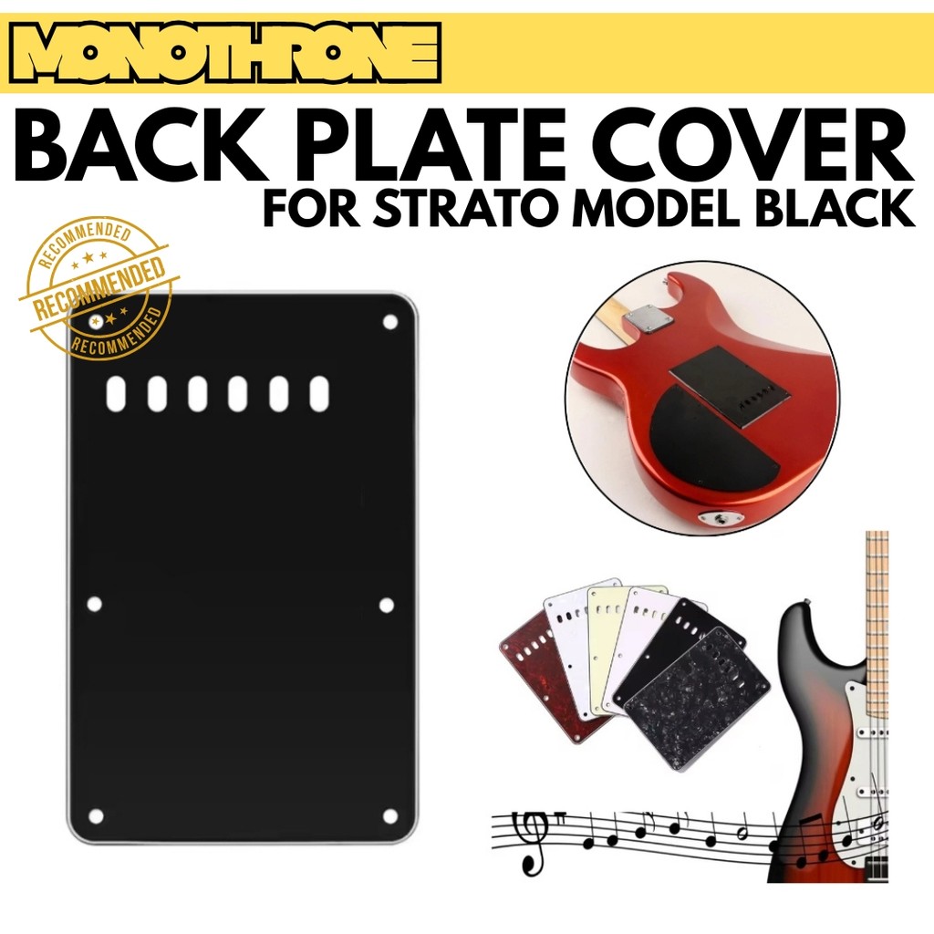 Backplate Pickguard Gitar Elektrik Fender Strat Stratocaster ST Back