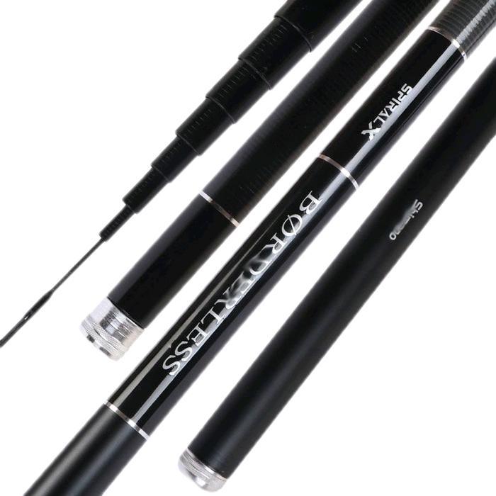 joran tegek borderless gla-plus ruas pendek 80cm bonus ujung solid kuat kaku dan ringan Pancing Ikan