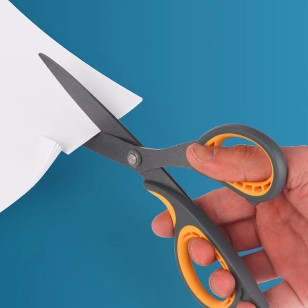 Scissors Gray - Gunting Teflon Coating Anti Lengket Bagus Premium