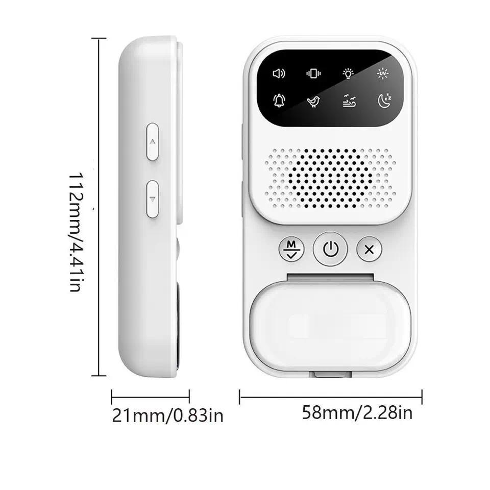 Multi Functional Bedwetting Reminder Device White Noise Wireless Sensor Bedwetting Alarm UV Mode Nig