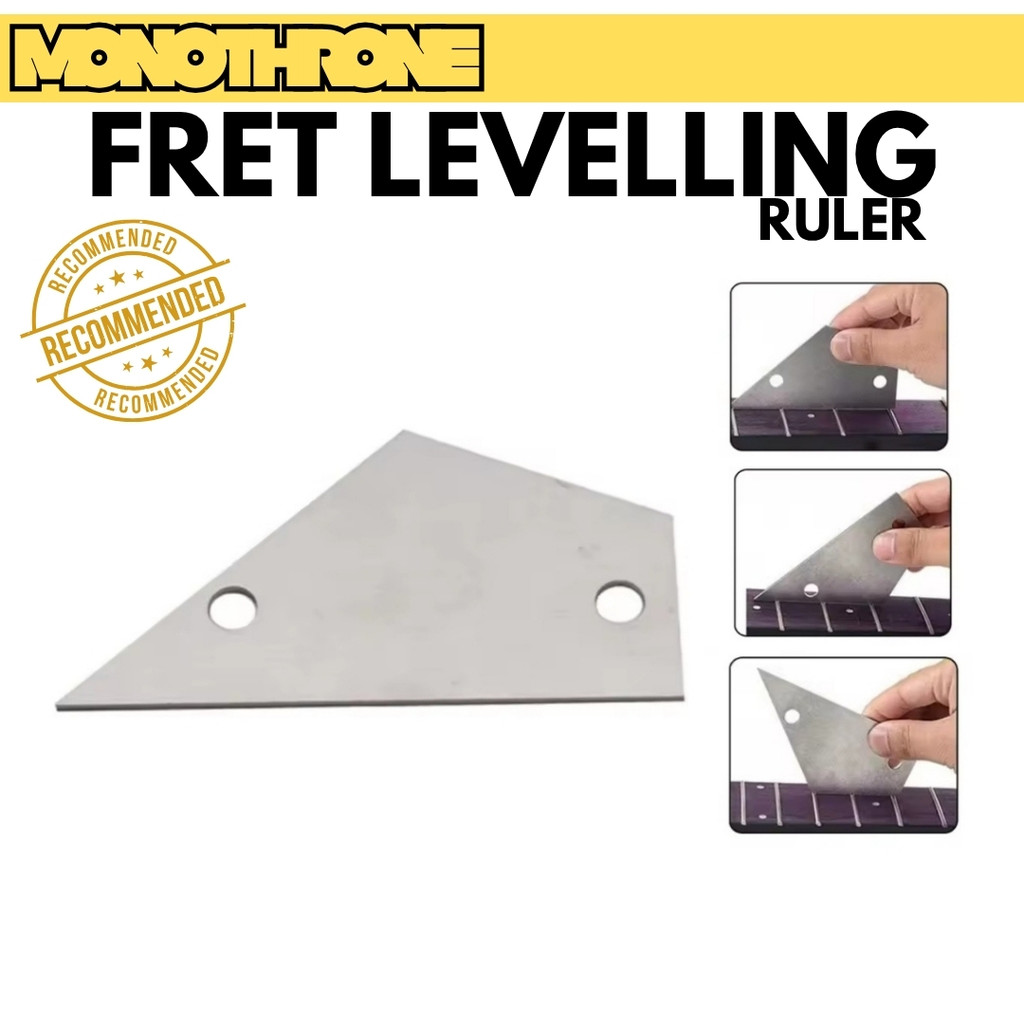 Alat Fret Leveling Ruler Gitar Bass Penggaris Fingerboard Fret Luthier