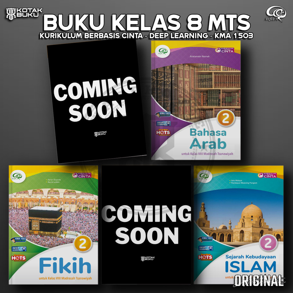 [ TS ] Buku Kelas 8 MTS Kurikulum Berbasis Cinta / Madrasah Tsanawiyah / Aqila / Tiga Serangkai