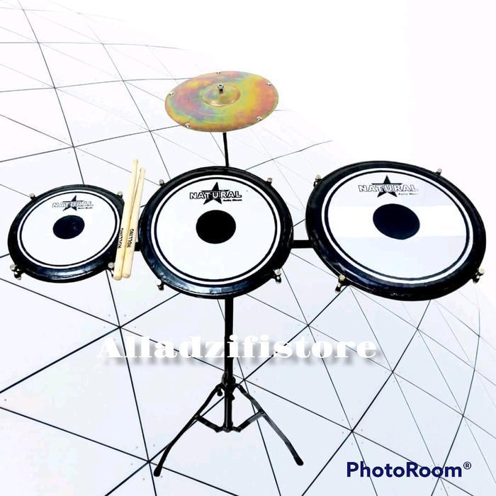 Drum Tam Tam Alat Musik Perkusi dengan 3 Lingkaran Berbeda Ukuran - symbal 1