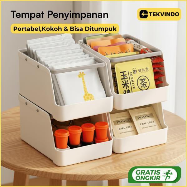 Rak Kopi Sachet Minimalis Tempat Bumbu Sachet Dapur Keranjang Snack Tempat Teh Rak Minuman