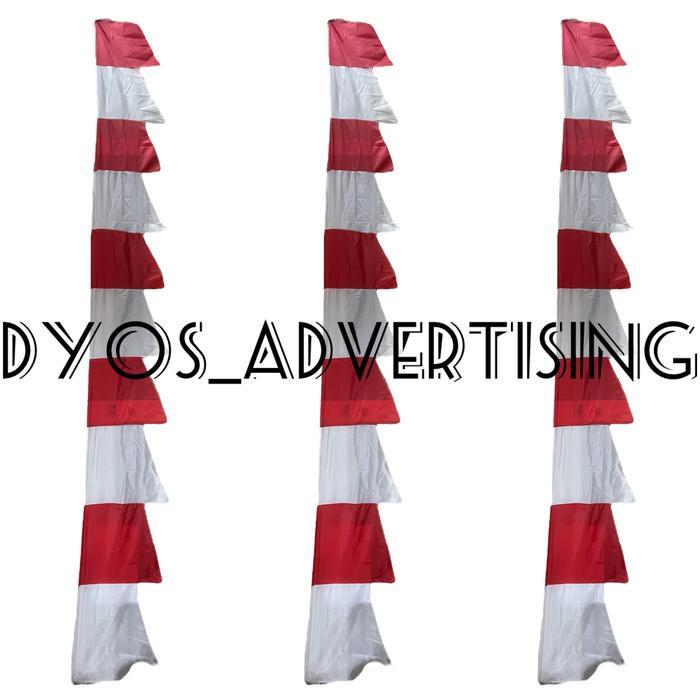 PROMO bendera umbul umbul merah putih 5 meter - Merah putih