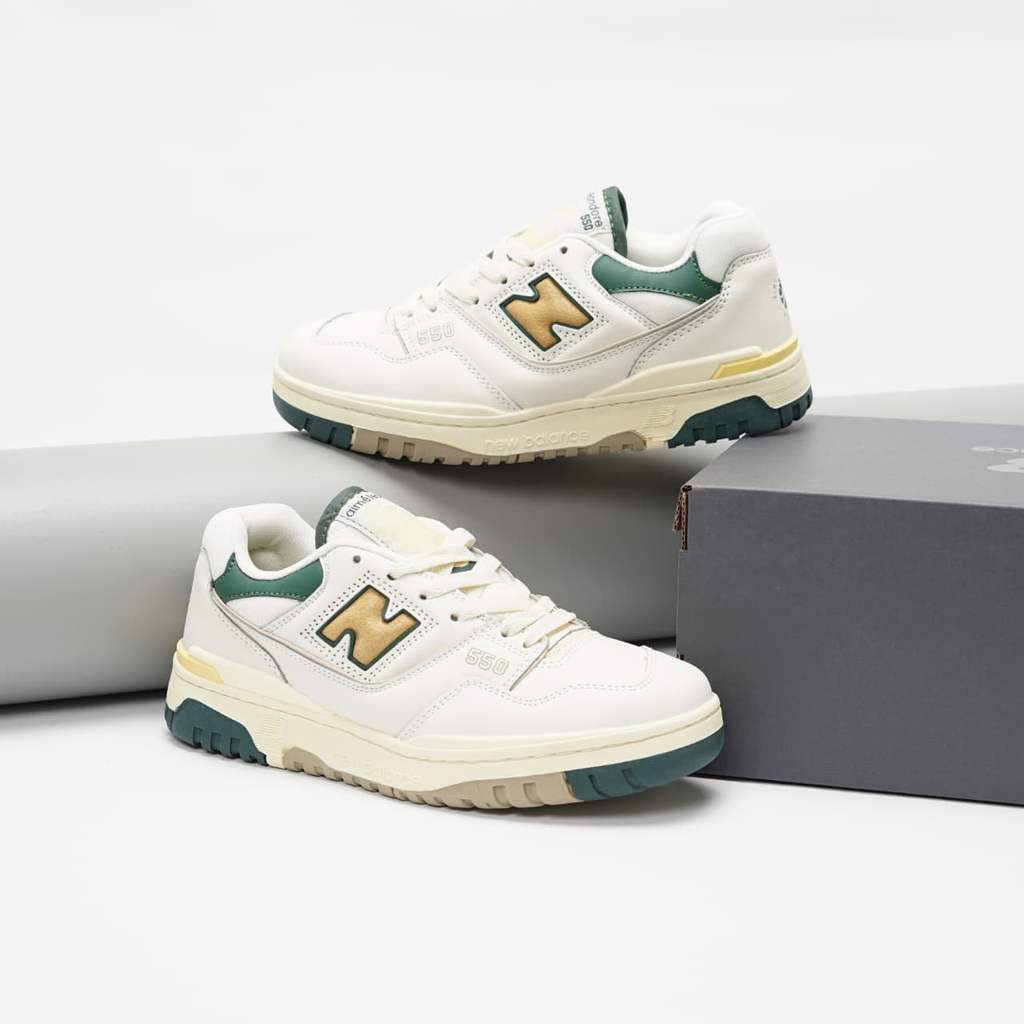 New Balance  550 Natural Green Yellow