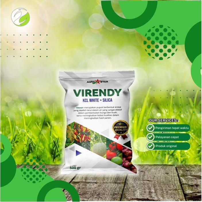 VIRENDY KCL WHITE PLUS SILIKA Serbuk Pupuk Nutrisi Umbi Dan Sayuran 500 Gram