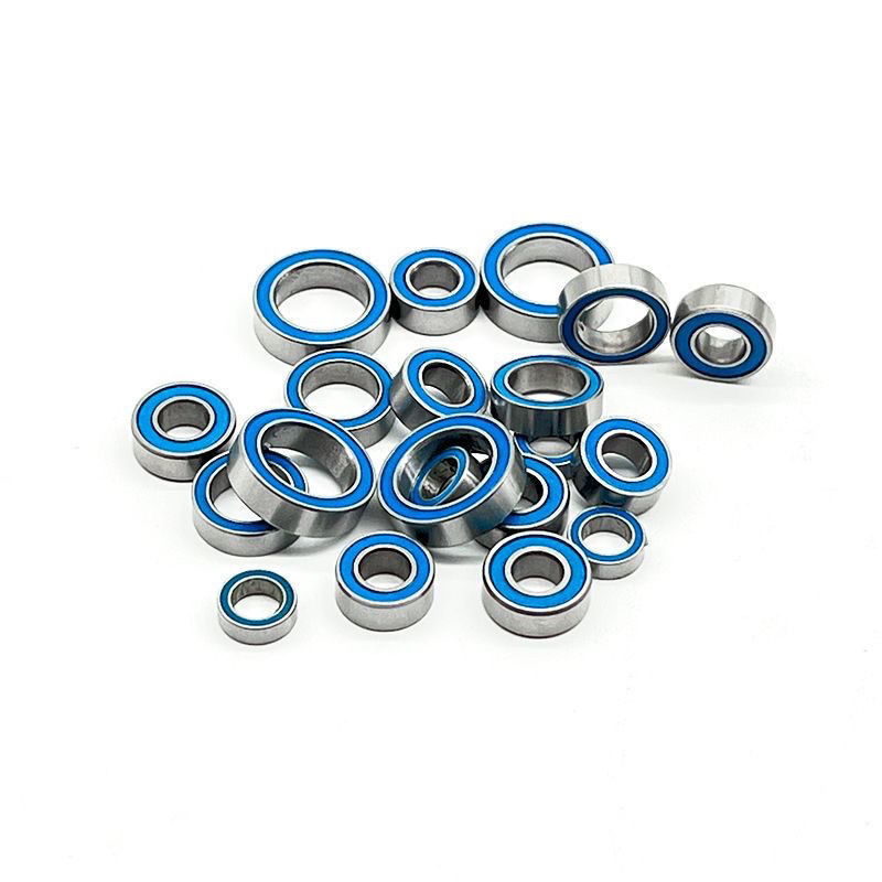 24PCS Blue Rubber Seals bearing 8x16x5mm 5x11x4mm for Kyosho MP10 MP9/MP9 TKI2/TKI3/TKI4 RC Crawler 