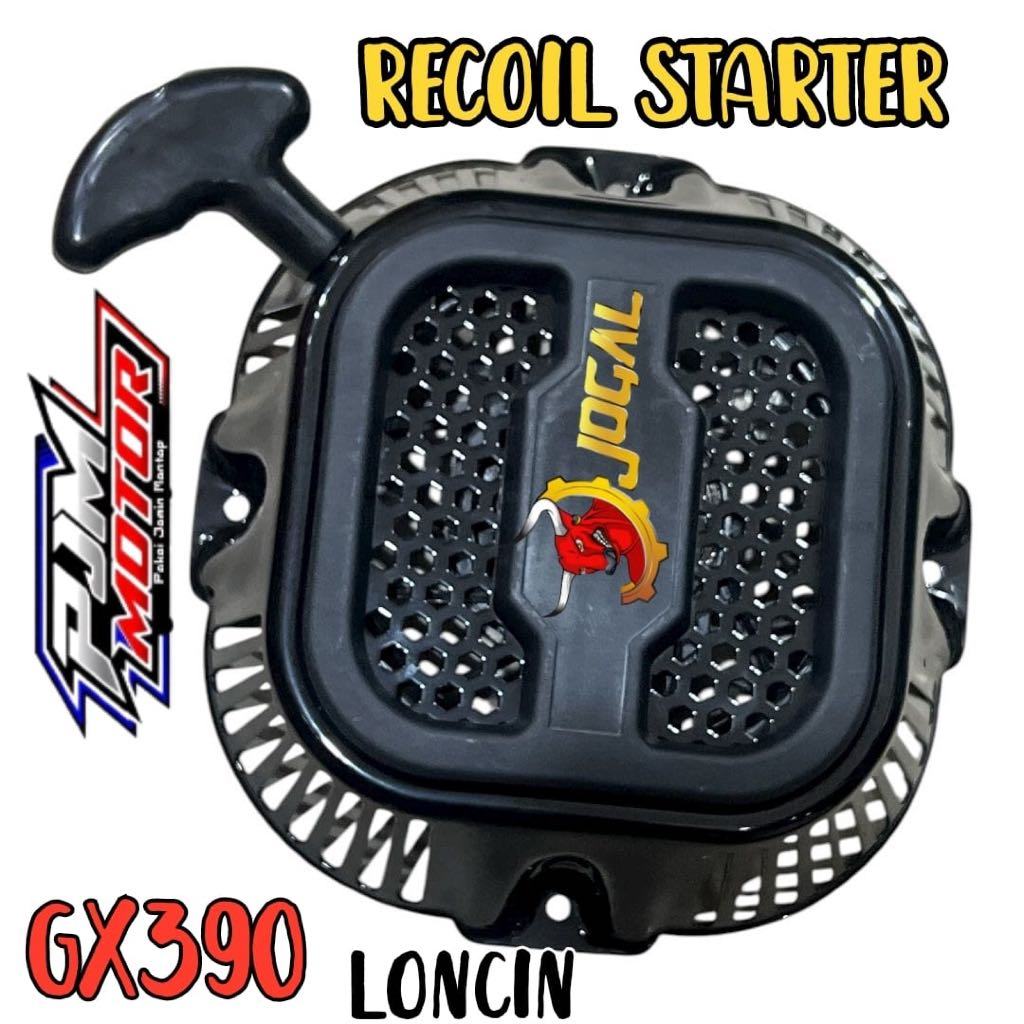 LONCIN GX390 RECOIL STARTER - tarikan kap engkol mesin pengerak dan genset Loncin