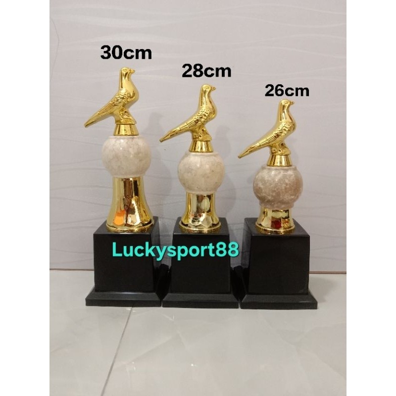 trophy Piala burung merpati murah bagus 1 set