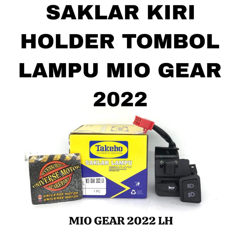 SAKLAR KIRI HOLDER TOMBOL LAMPU MIO GEAR 2022