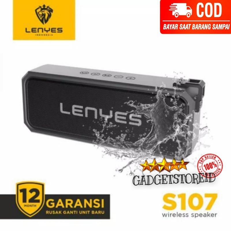GG - speaker bluetooth Lenyes S107 waterproof ipx7 outdoor wireless bluetooth hifi stereo mini porta