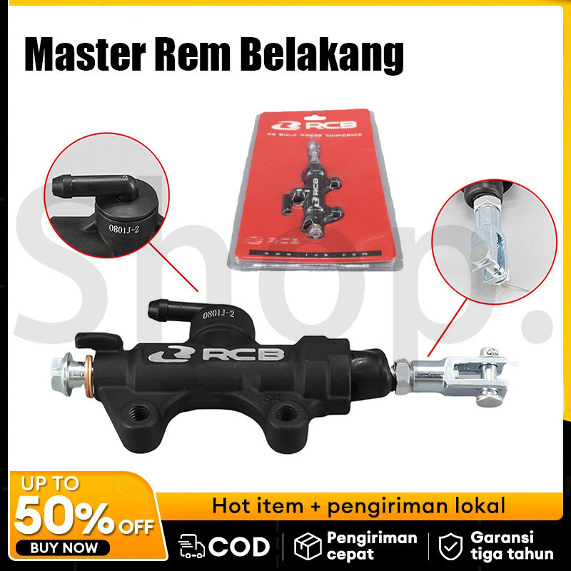 Master Rem Belakang Tonjokan Rem Belakang Rear Brake Pump Motor Bagian modifikasi universal Vixion c