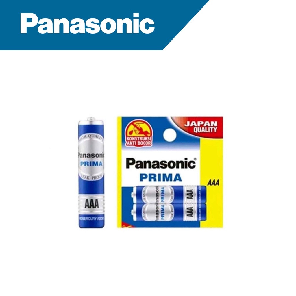 Panasonic Prima Baterai AAA Set (Isi 2) UM4U Biru