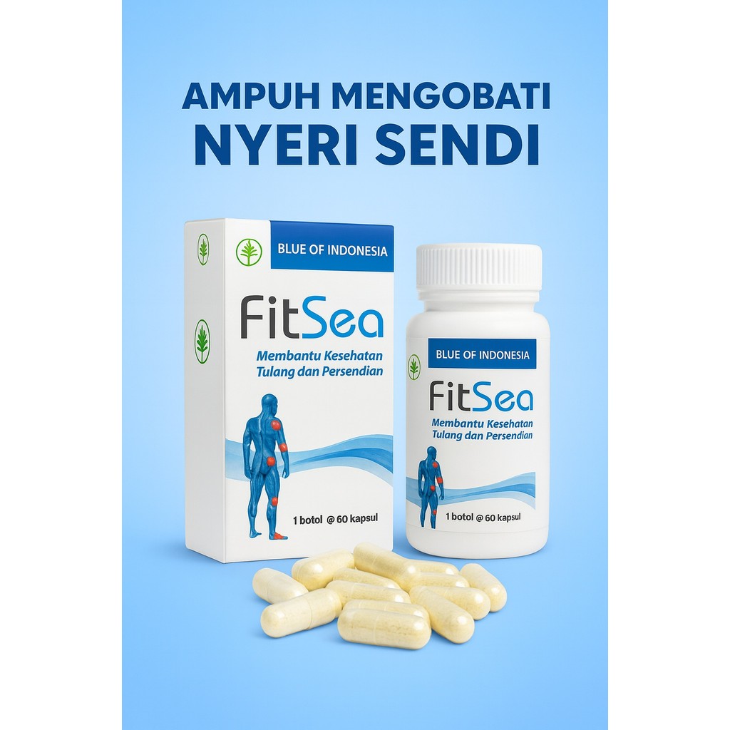 FITSEA ORIGINAL SUPLEMEN MEREDAKAN NYERI SENDI ATASI SYARAF KEJEPIT NYERI SENDI