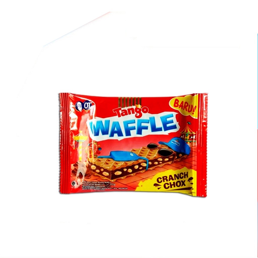 [UniGrosir] Tango Waffle Cranchox Chocolate 35 gr Wafer Renyah Coklat Cokelat