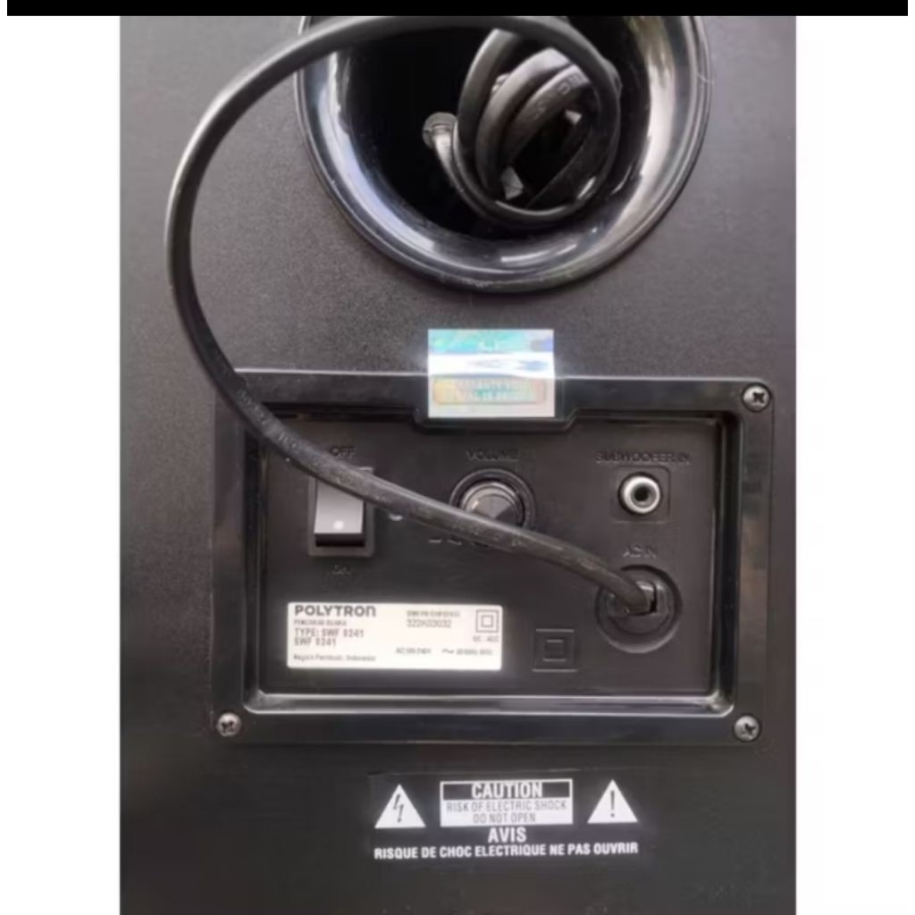 Subwoofer aktif android ex 32" polytron gleeerrrr