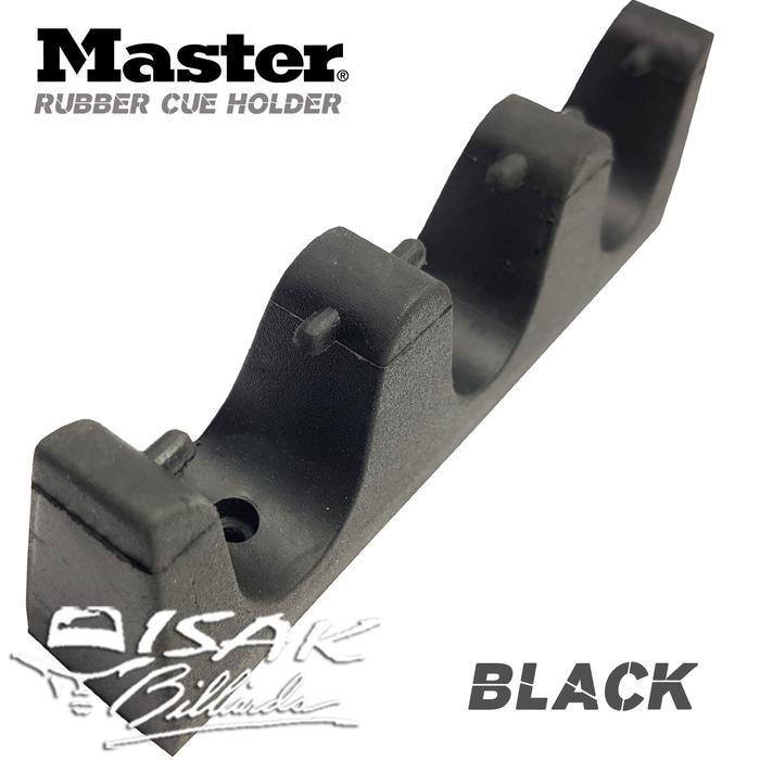 Madurasa5 Rubber Cue Holder 3 Stick - Black - Rak Stik Billiard Biliar Sandaran