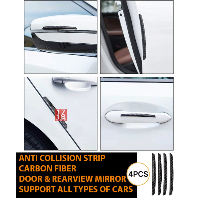 Strip anti benturan Pegangan pintu Kaca Spion Car door Handle & rearview mirror anti-collision strip