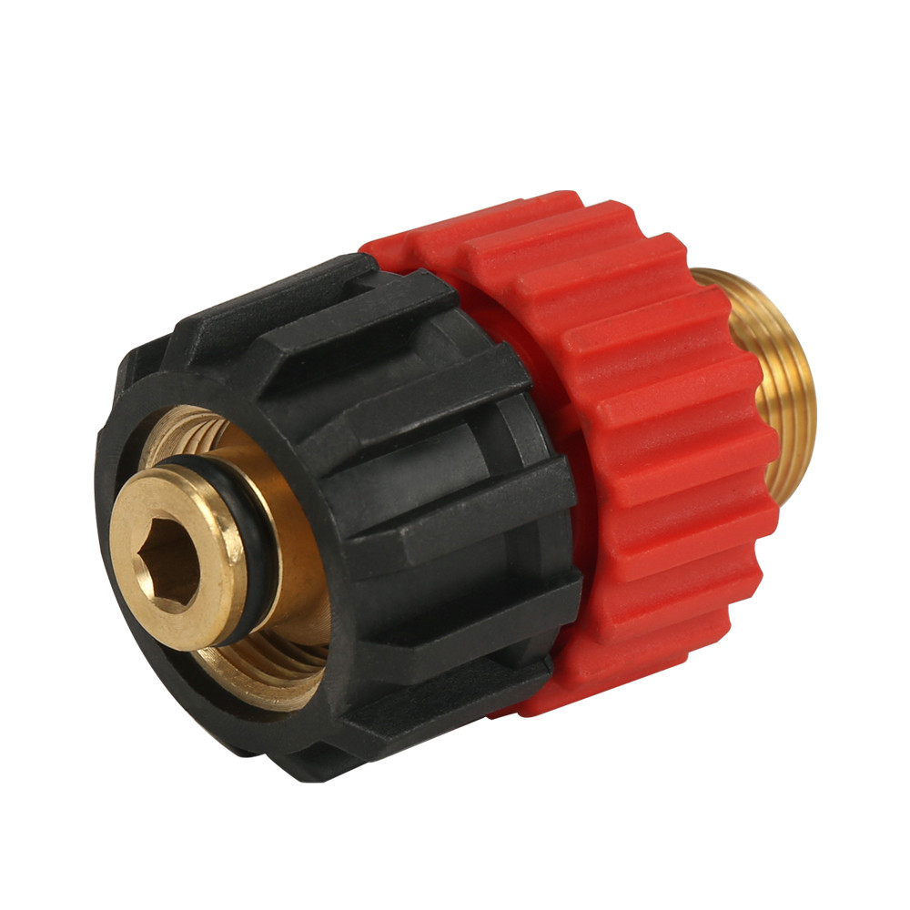High Pressure Washer Swivel Connector M22 Car Washer Brass Rotating Adapter Swivel Coupling M22 Male