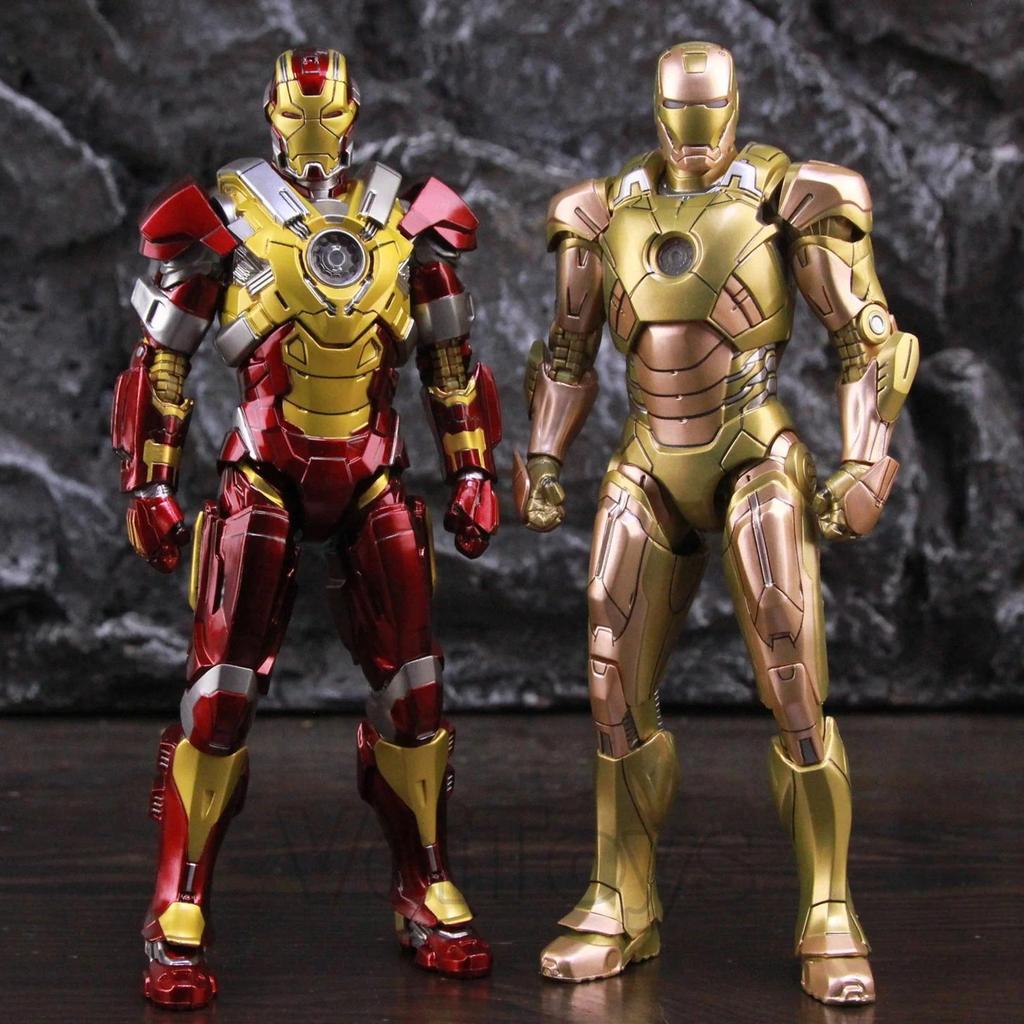 ZD Toys Marvel Studios Infinity SAGA Iron Man MK17 MK21 Mark 17 Mark XVII Heartbreaker 7" 1/10 Actio