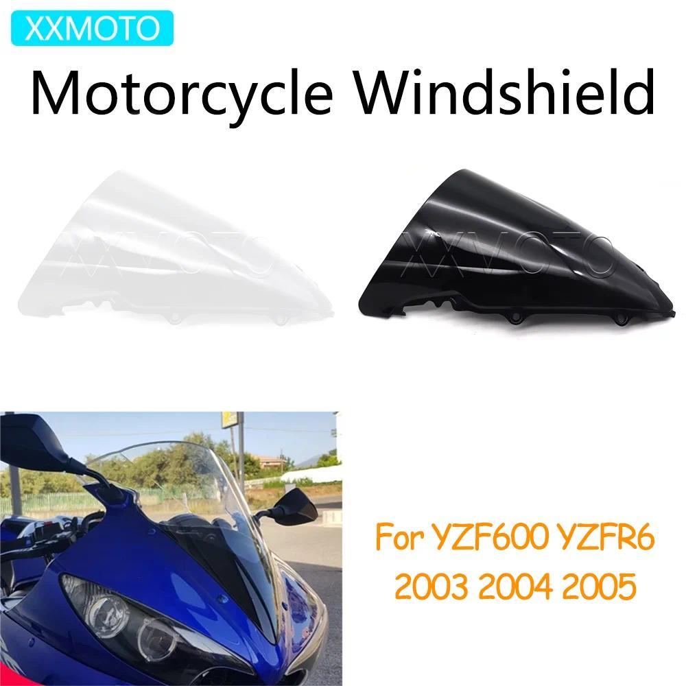 For Yamaha YZF600 YZFR6 YZF-R6 YZF R6 600 2003 2004 2005 Motorcycle Front Windshield Windscreen Defl