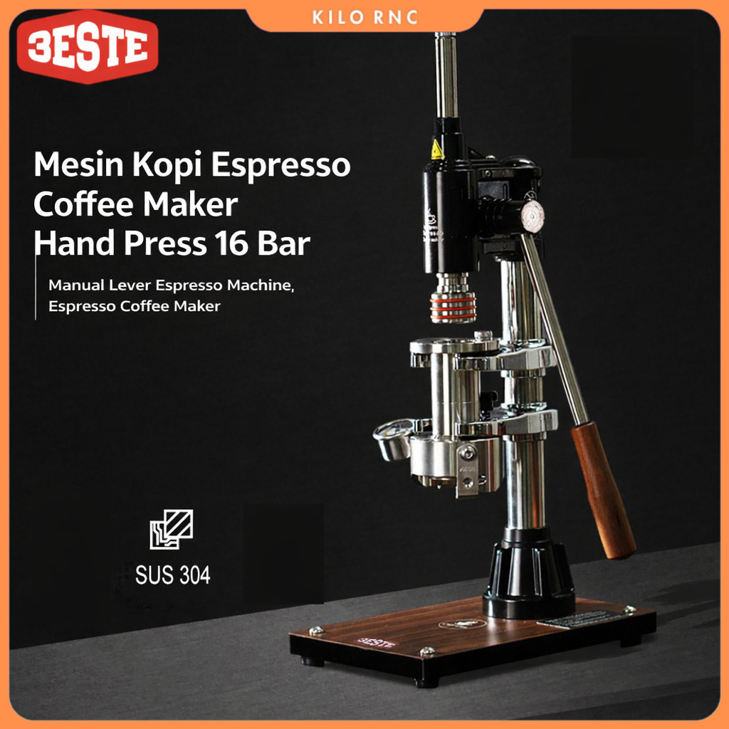 Trieste STARDUST Mesin Kopi Espresso Coffee Maker Hand Press 16 Bar - K001