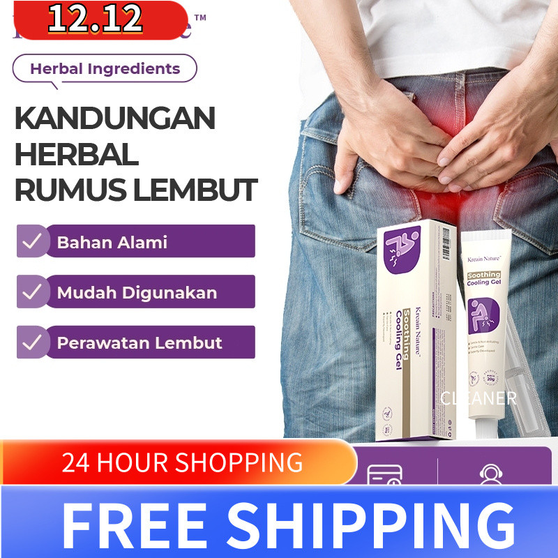 Kreain Nature Gel Eksternal Herbal – Perawatan Area Sensitif | Menenangkan, Melembapkan & Menjaga Ke