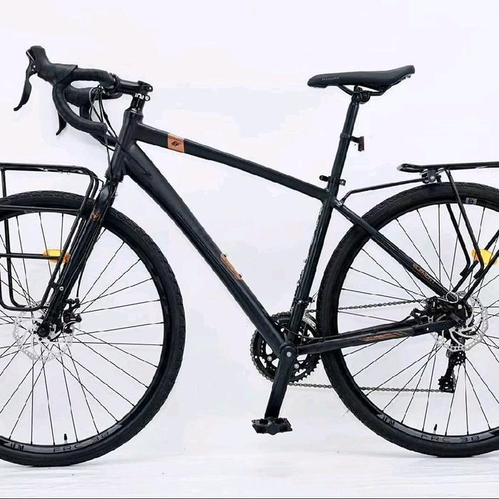 RB road bike sepeda balap Element FRC 38 RB dan Gravel 700 2025 - Surabaya, 460 Black