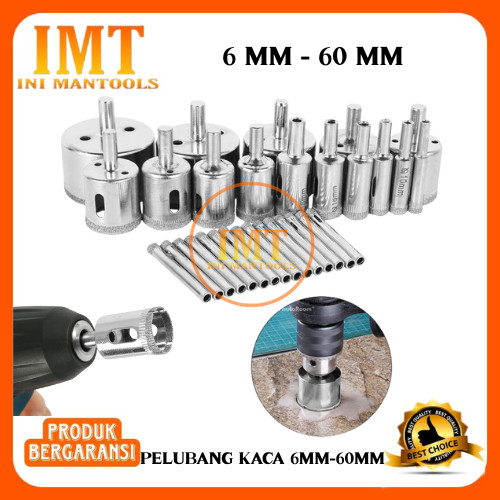 Kapusi Alat Pemotong Kaca Keramik Marmer Granit Berlapis Intan Tahan Lama (6mm-60mm)