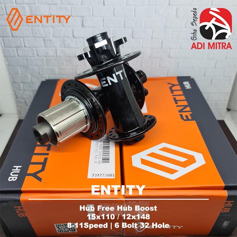 Entity Hub Freehub Boost 6 Bolt 32 Hole 15x110/12x148 8-11 Speed untuk Sepeda MTB dan Roadbike