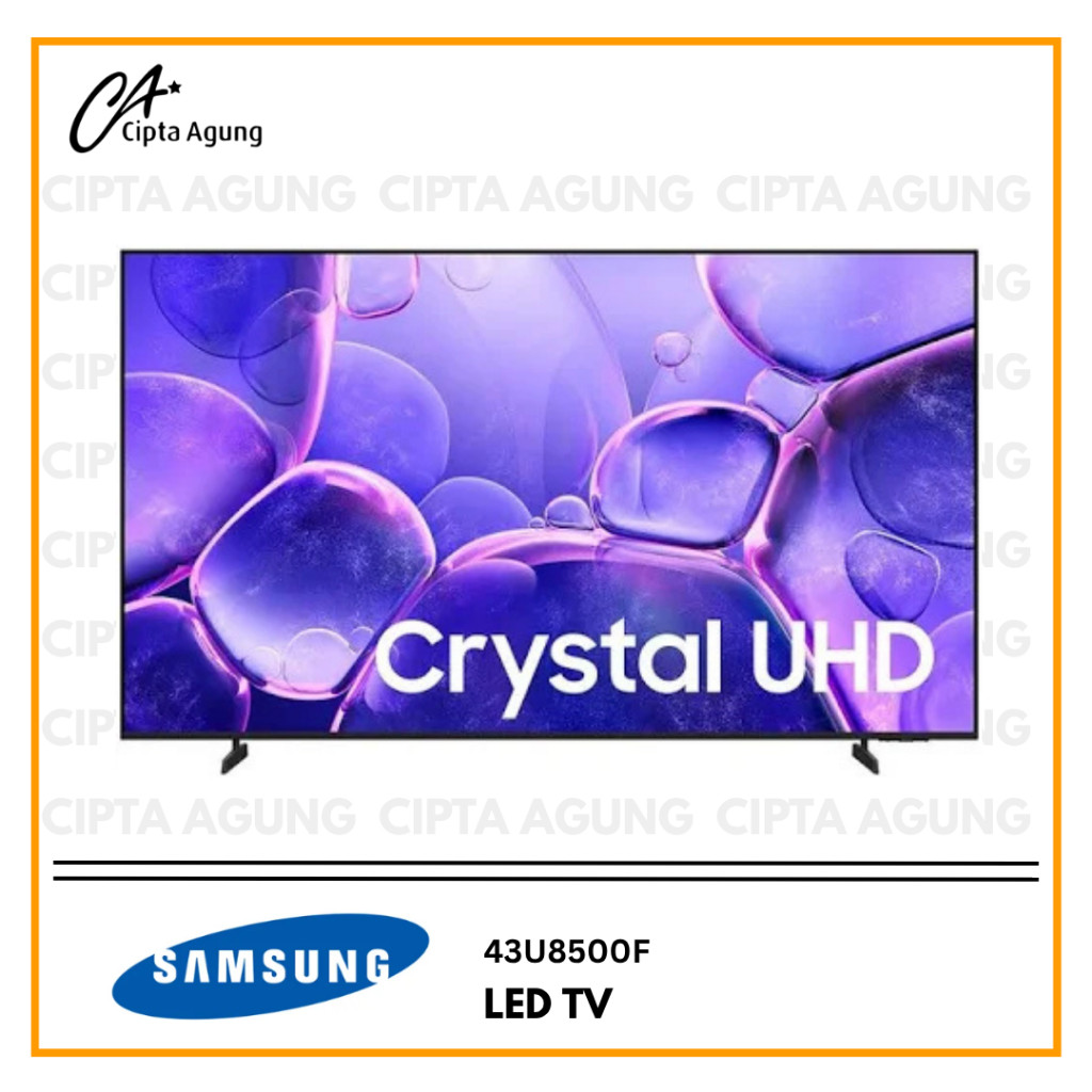 Samsung TV 43 Inch Crystal UHD 43U8000f 4K Smart TV SAMSUNG LED TV SMART TV 43 INCH CRYSTAL UHD 4K U
