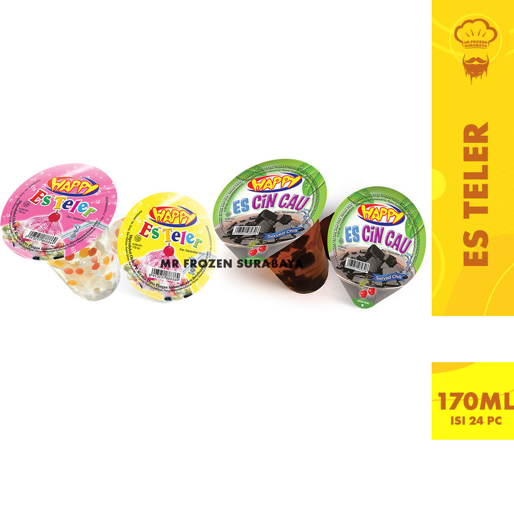 Es Teler Es Cincau Happy 170ml x 24 pcs Minuman Suguhan Tamu