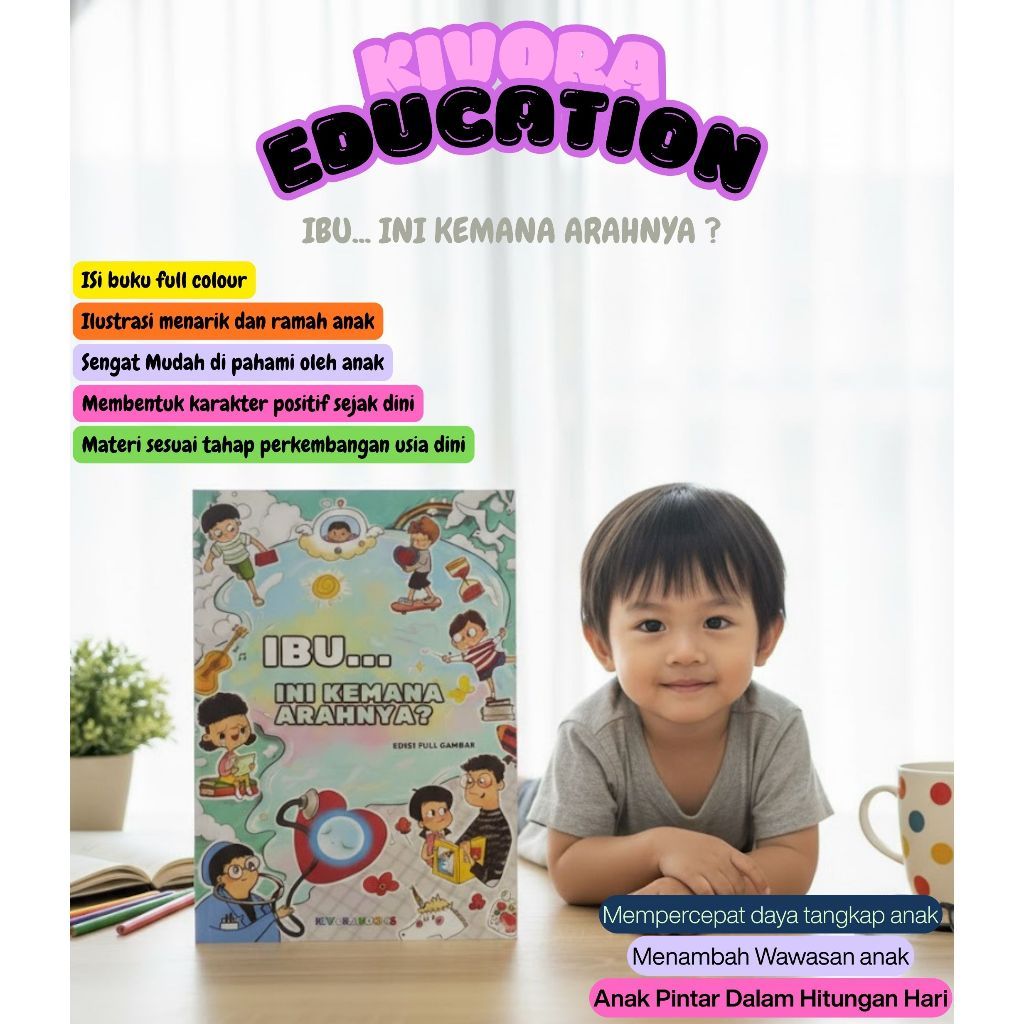 ( Brelix ) KIVORA EDUCATION - Buku Edukasi Untuk Anak Metode Untuk Mempercepat Daya Tangkap Anak / B