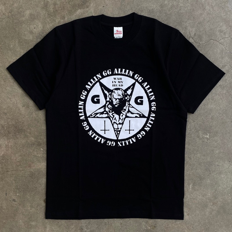 GG Allin - Im Your Enemy Tshirt - Black And White | Kaos Hardcore