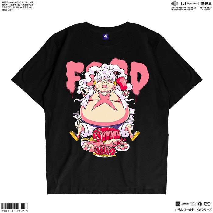 KIZARU Kaos Anime LUFFY FAT NIKA MODE