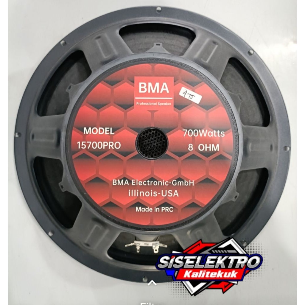 Speaker BMA 15 Inch 15700 pro coil 3 in
