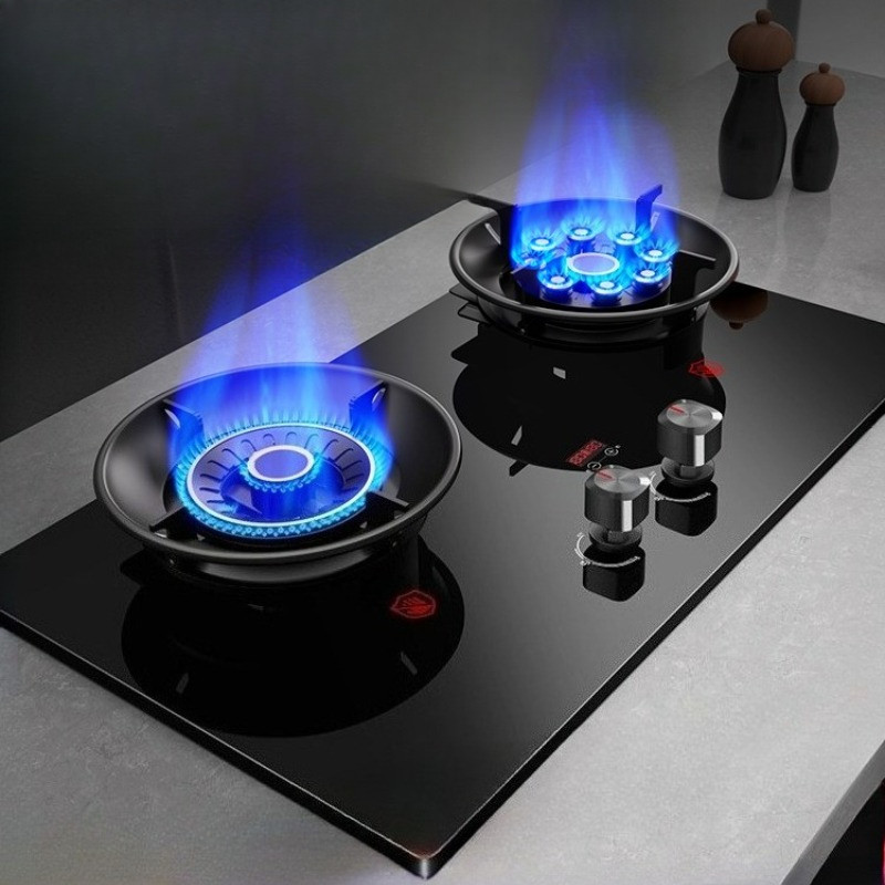 Gas stove household liquefied gas tabletop natural gas embedded flip stove