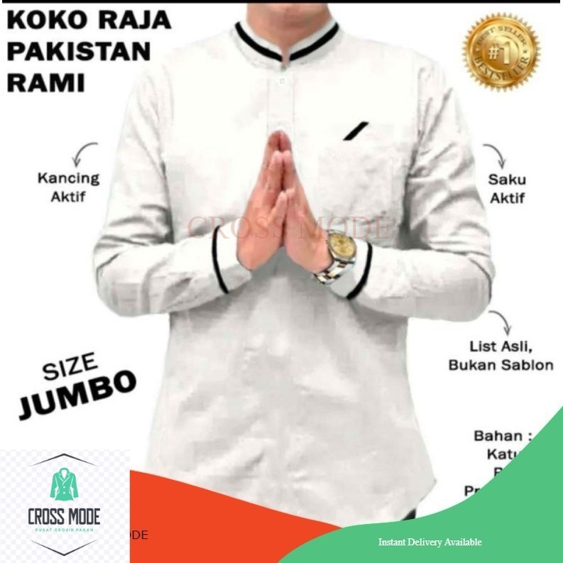 PROMO BAJU KOKO BAJU KOKO RAJA PAKISTAN RAMI REMAJA MASA KINI MUSLIM BISA COD