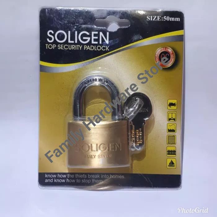 Gembok Soligen 50mm Pendek