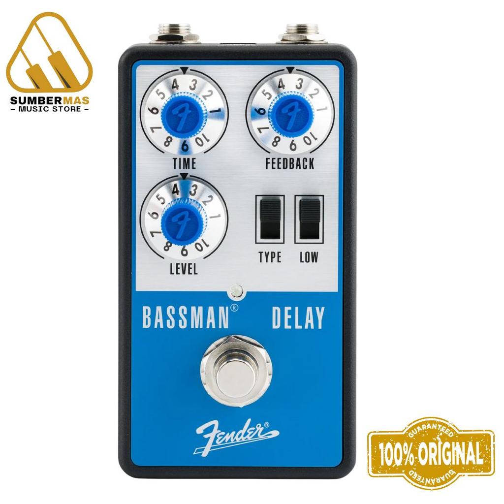 Fender Bassman Delay Bass Guitar Effects Pedal - Efek Pedal Gitar Bass