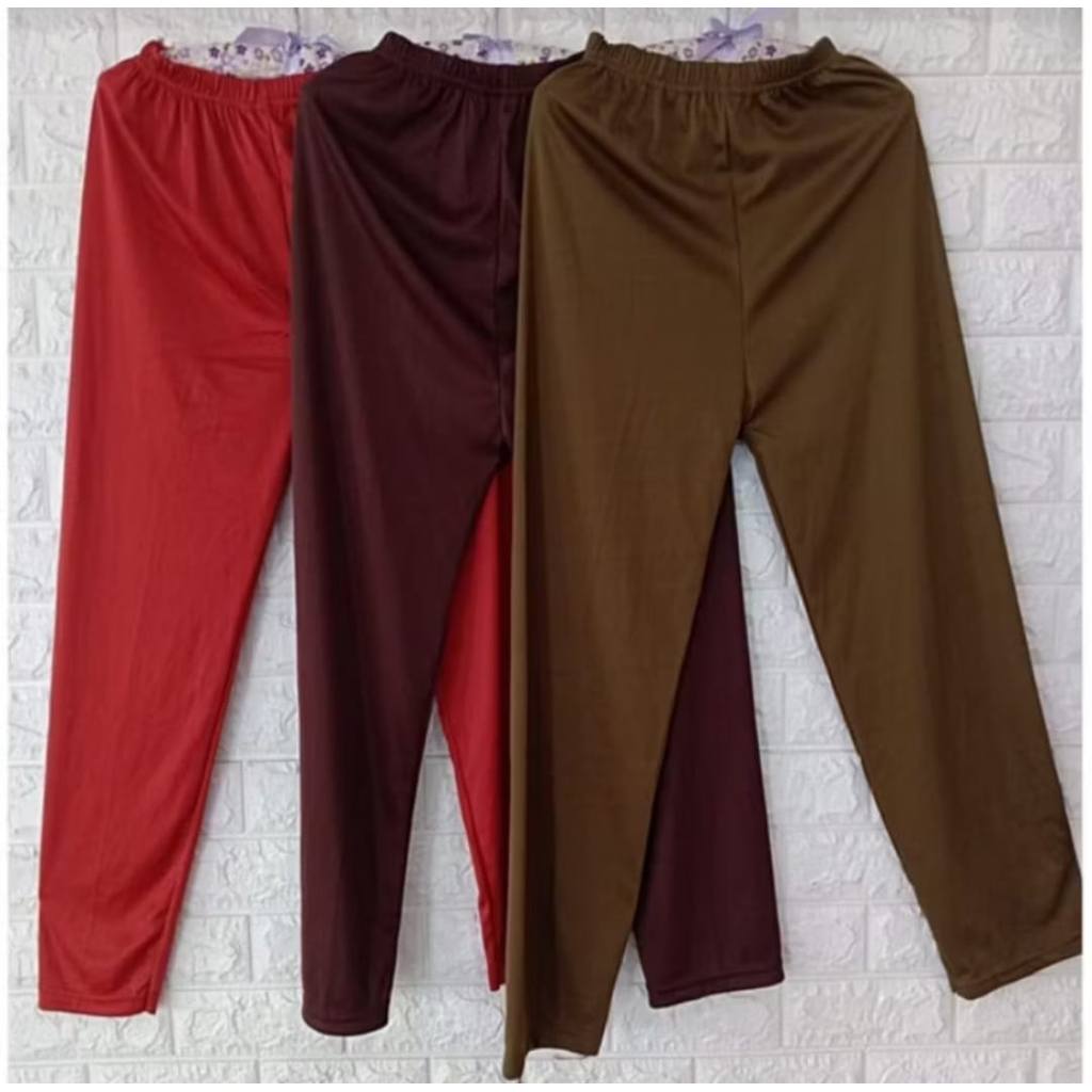 CELANA PANJANG SANTAI HARIAN WANITA DALAMAN INNER GAMIS POLOS BAHAN KAOS