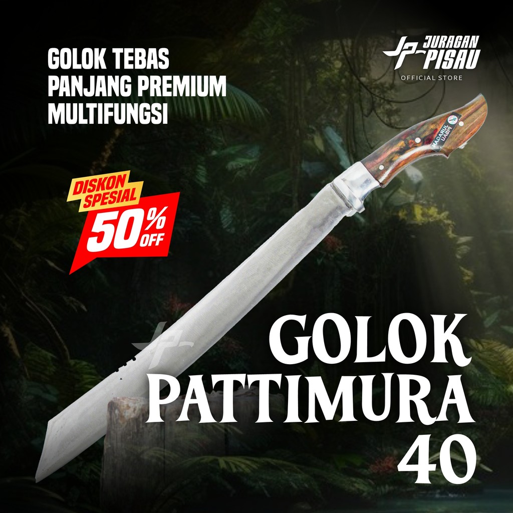 Golok Sembelih Pattimura Multifungsi Asli Ciwidey Bahan Baja Per I Juragan Pisau