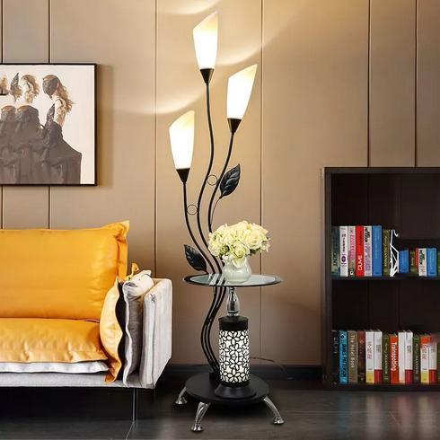 Lampu Lantai Berdiri Modern Nordic Ruang Tamu Lampu Lantai Sofa Sisi Aesthetic