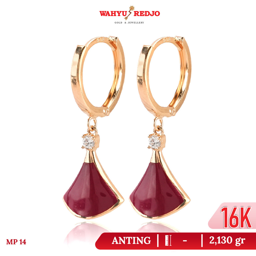 Anting Klep Kipas Emas Kadar 16K Wahyu Redjo Pameran