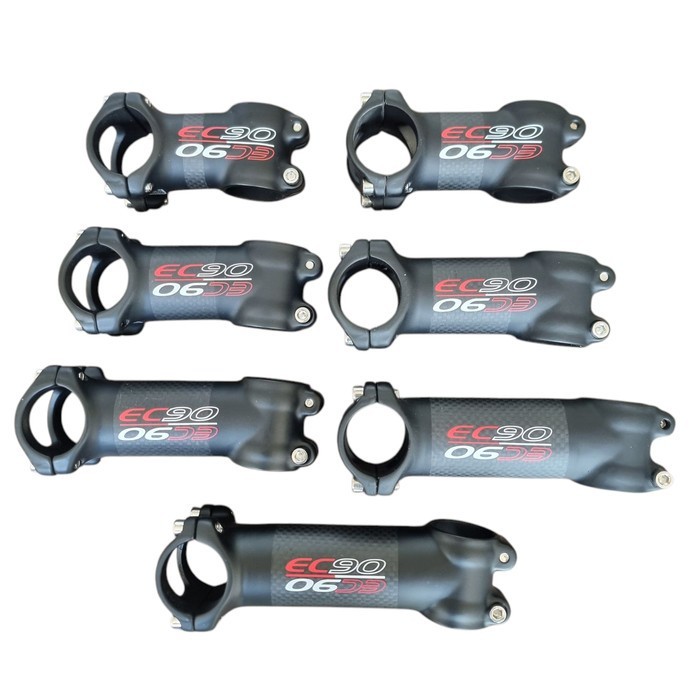 EC90 Stem Alloy Carbon Size 31.8 mm 6 derajat Stem Handlebar Stang Sepeda Roadbike MTB