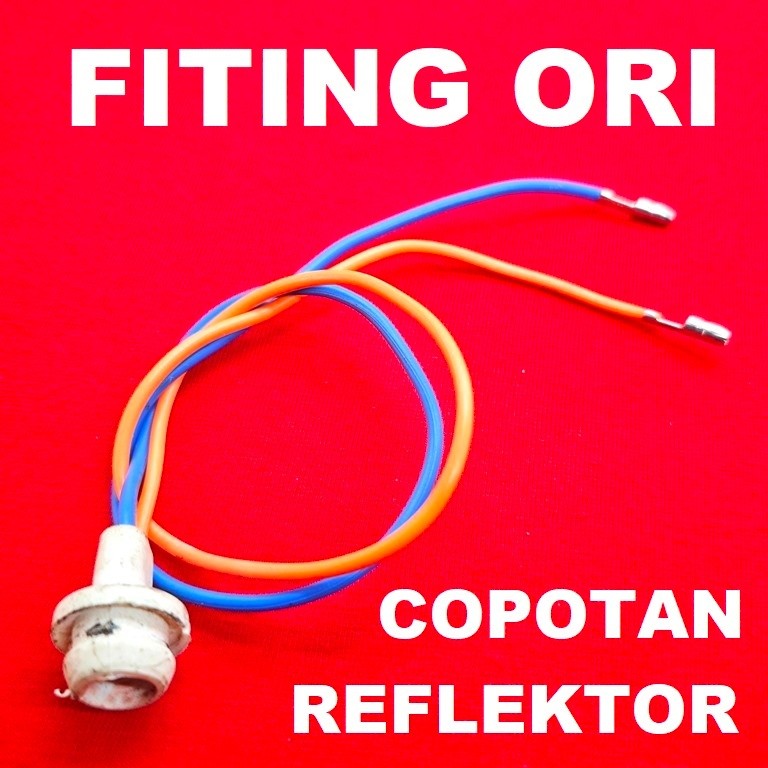 (74E) FITTING LAMPU ORI T10 copotan reflektor cop kota senja sein sen tancap bohlam lampu led tancep